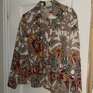 New Directions Multicolor Artistic Jacket